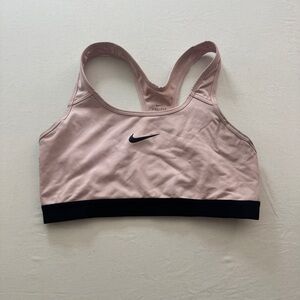 Nike Women's Blush and Black Sports Bra
